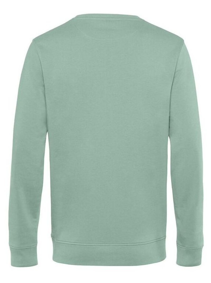 B&C Sweat organique à col ras du cou pour hommes Gris Vert - Kiabi