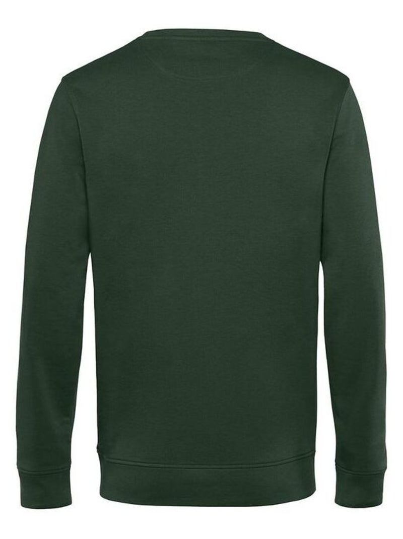 B&C Sweat organique à col ras du cou pour hommes Vert forêt - Kiabi