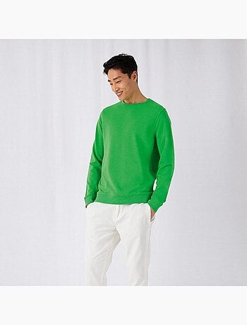 B&C Sweat organique à col ras du cou pour hommes