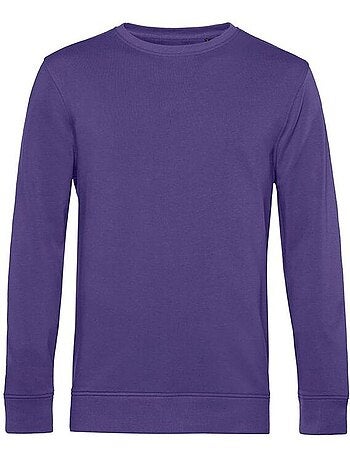 B&C Sweat organique à col ras du cou pour hommes