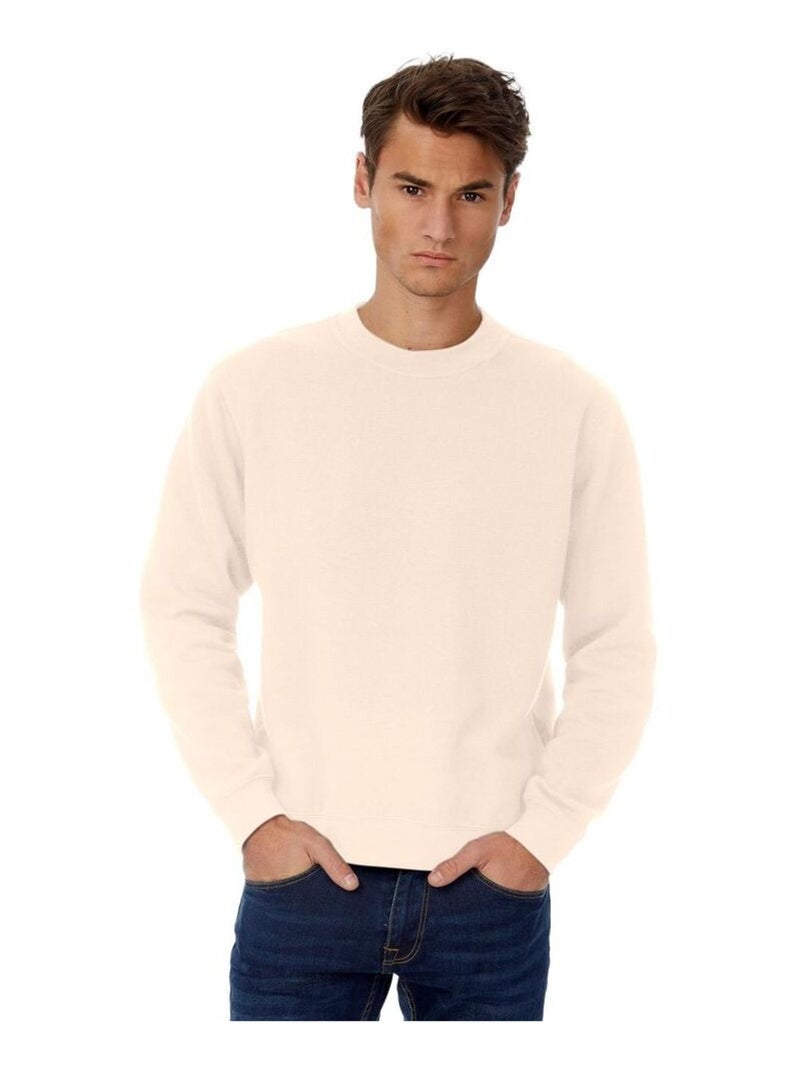 B&C Sweatshirt à manches longues pour hommes Rose pâle - Kiabi