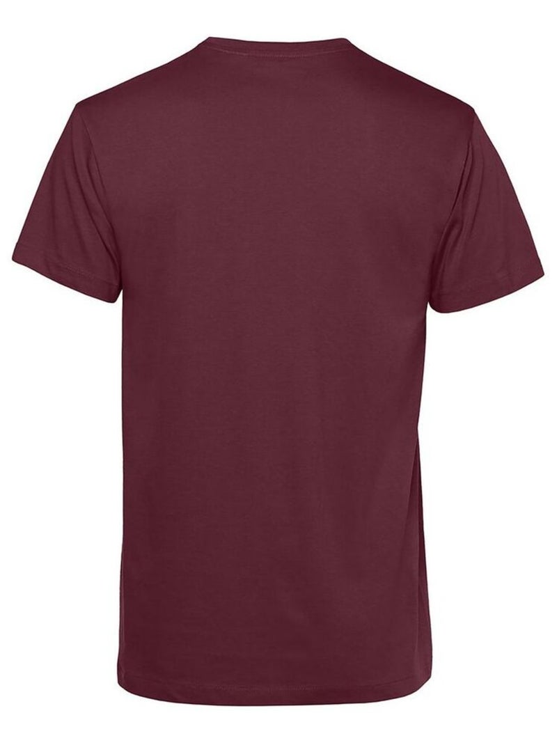 B&C T-shirt biologique E150 pour hommes Bordeaux - Kiabi