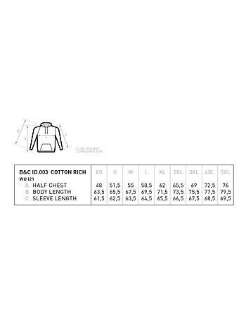 B&C Unisexe Adultes Sweatshirt à capuche/Haut de forme