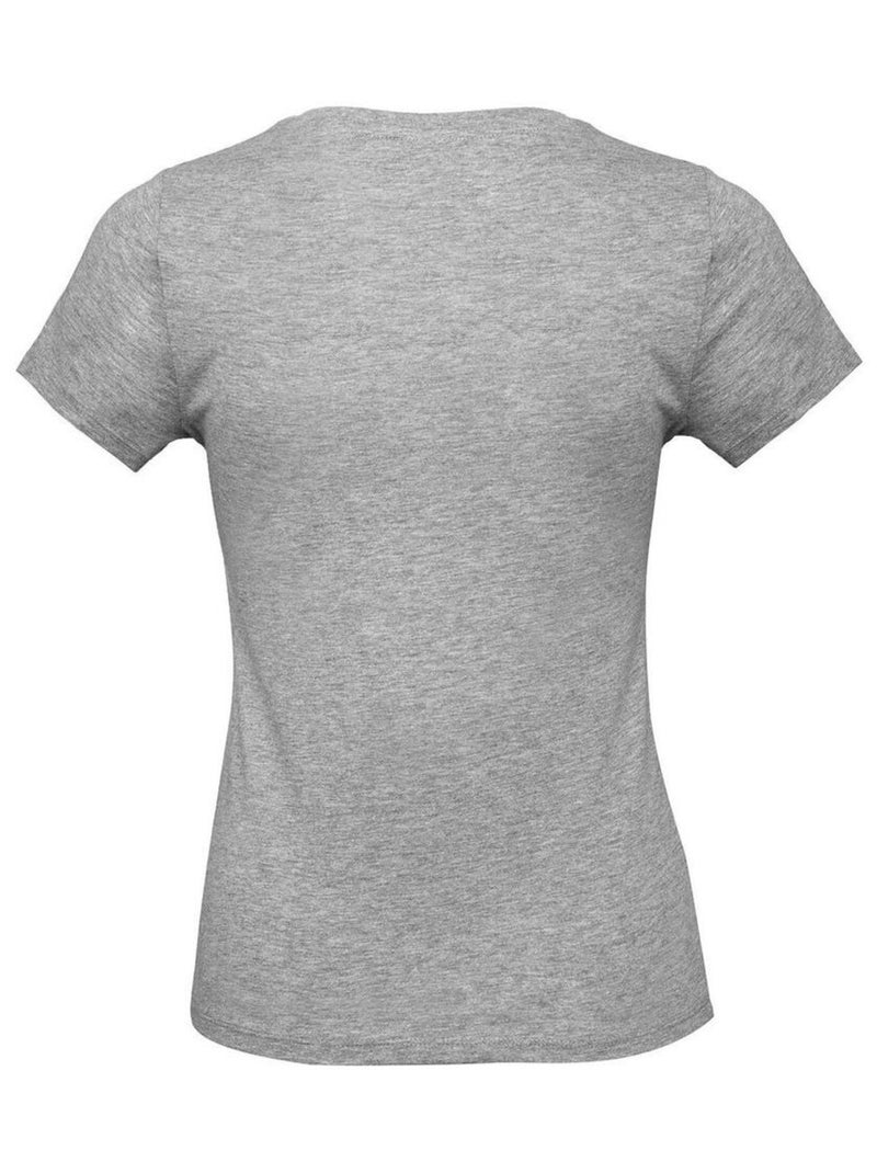 B&C Womens/Ladies #E150 Tee-shirt Gris chiné - Kiabi