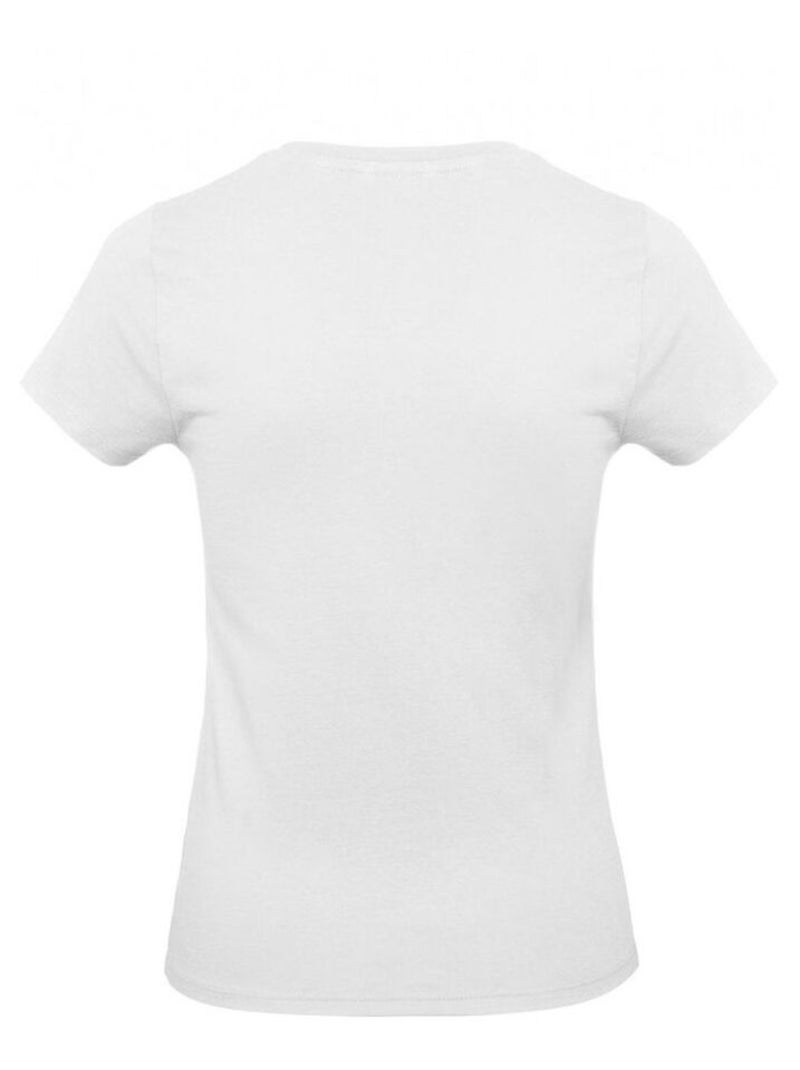 B&C Womens/Ladies #E190 Tee-shirt Blanc - Kiabi