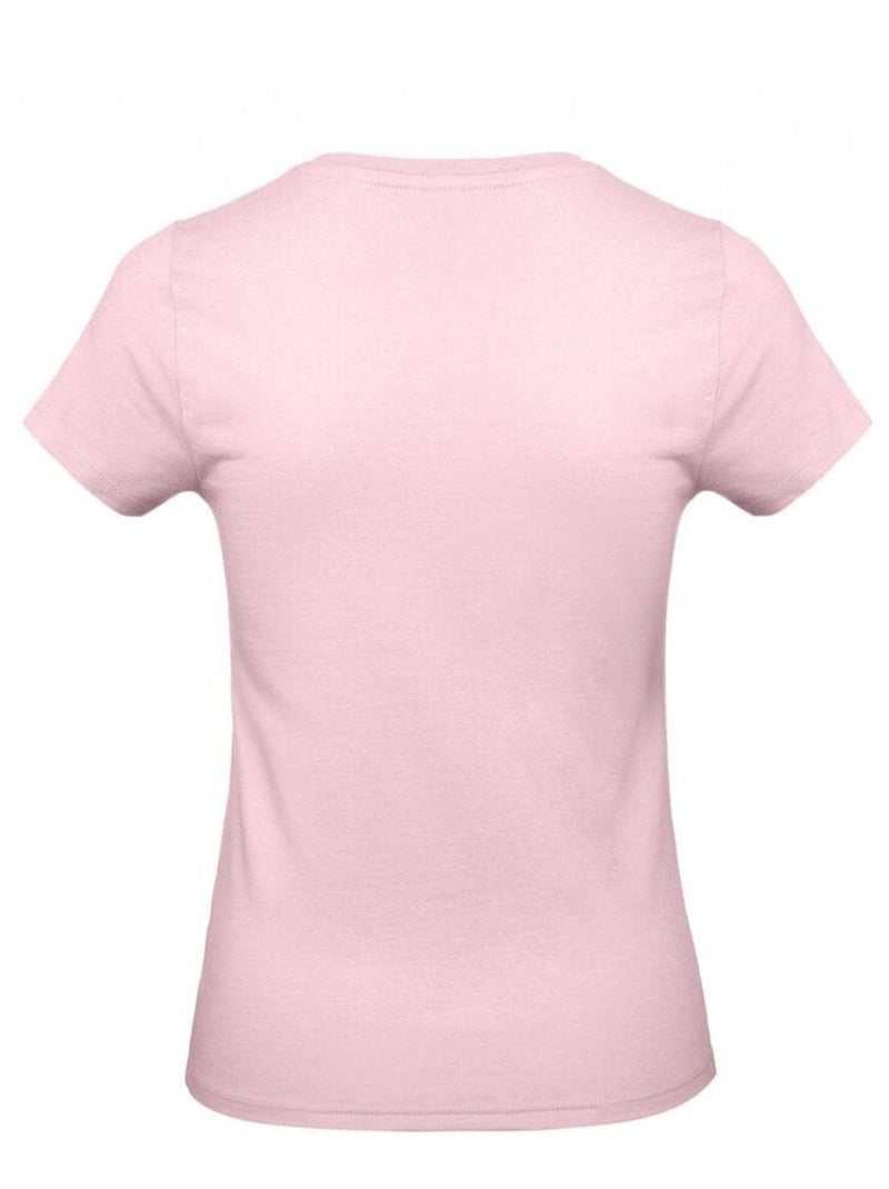 B&C Womens/Ladies #E190 Tee-shirt Rose pâle - Kiabi