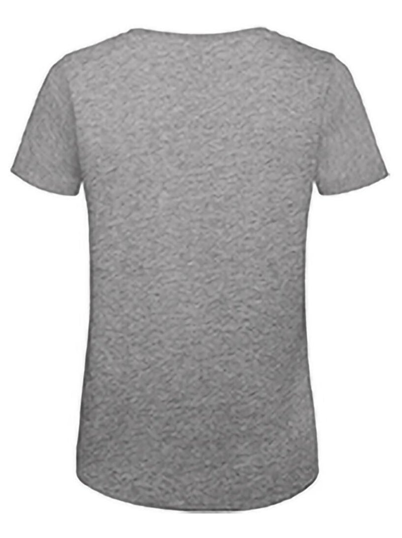 B&C Womens/Ladies Favourite - T-shirt ras du cou en coton biologique Gris moyen - Kiabi