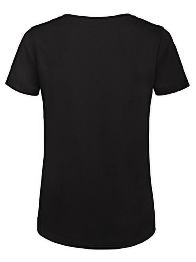 B&C Womens/Ladies Favourite - T-shirt ras du cou en coton biologique Noir - Kiabi