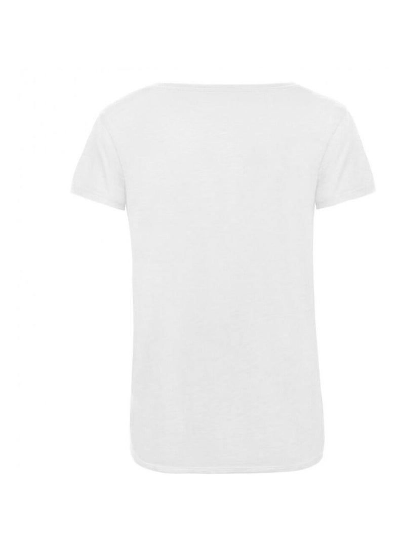 B&C Womens/Ladies Favourite Cotton Triblend T-Shirt Blanc - Kiabi