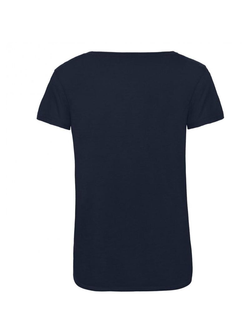 B&C Womens/Ladies Favourite Cotton Triblend T-Shirt Bleu marine - Kiabi