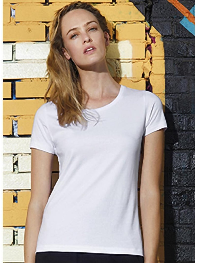 B&C Womens/Ladies Inspire Plus Tee Blanc - Kiabi