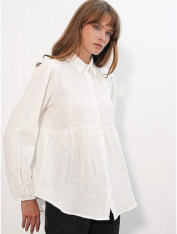 Bdart chemise oversize en coton à manches longues