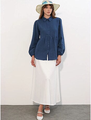 Bdart chemise oversize en coton à manches longues