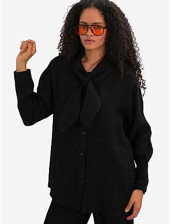 Bdart ensemble chemise et pantalon large texturé