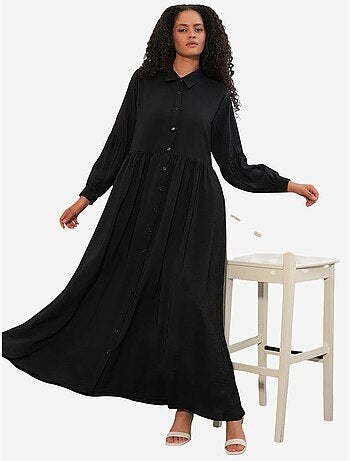 Robe chemise maxi ample bdart
