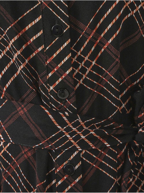 Bdart robe chemise midi à carreaux avec fermeture boutonnée - Kiabi Bdart robe chemise midi à carreaux avec fermeture boutonnée - Kiabi