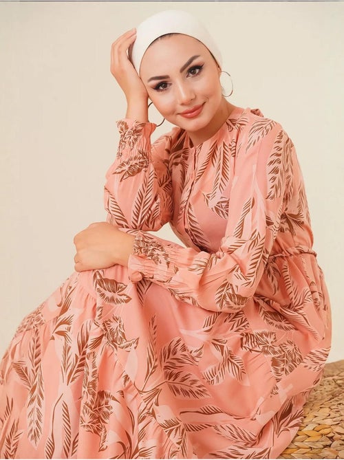 Bdart robe longue en crêpe de viscose à fleurs - Kiabi Bdart robe longue en crêpe de viscose à fleurs - Kiabi