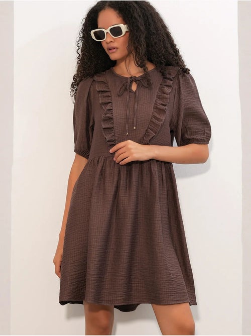 Bdart robe smock mini trapèze femme - Kiabi Bdart robe smock mini trapèze femme - Kiabi