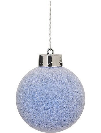 Bdn plast floq bleu 80mm