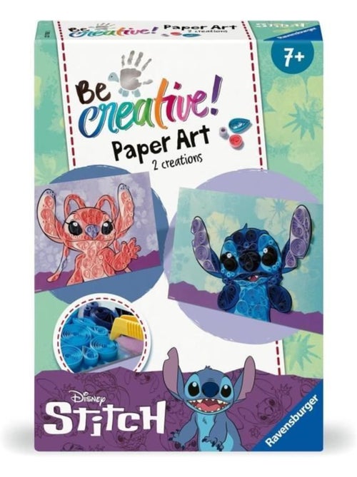 Be Creative Quilling Stitch, 2 réalisations Tableaux, Papier coloré, Dès 7 ans, 23750, Ravensburger - Kiabi Be Creative Quilling Stitch, 2 réalisations Tableaux, Papier coloré, Dès 7 ans, 23750, Ravensburger - Kiabi