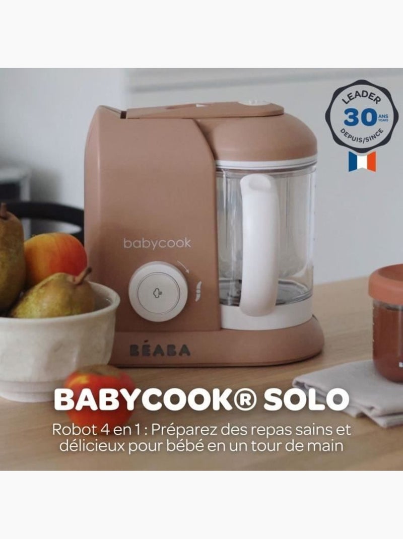 Béaba - babycook solo - robot bébé 4 en 1 mixeur-cuiseur - cuisson vapeur - pralin Marron - Kiabi