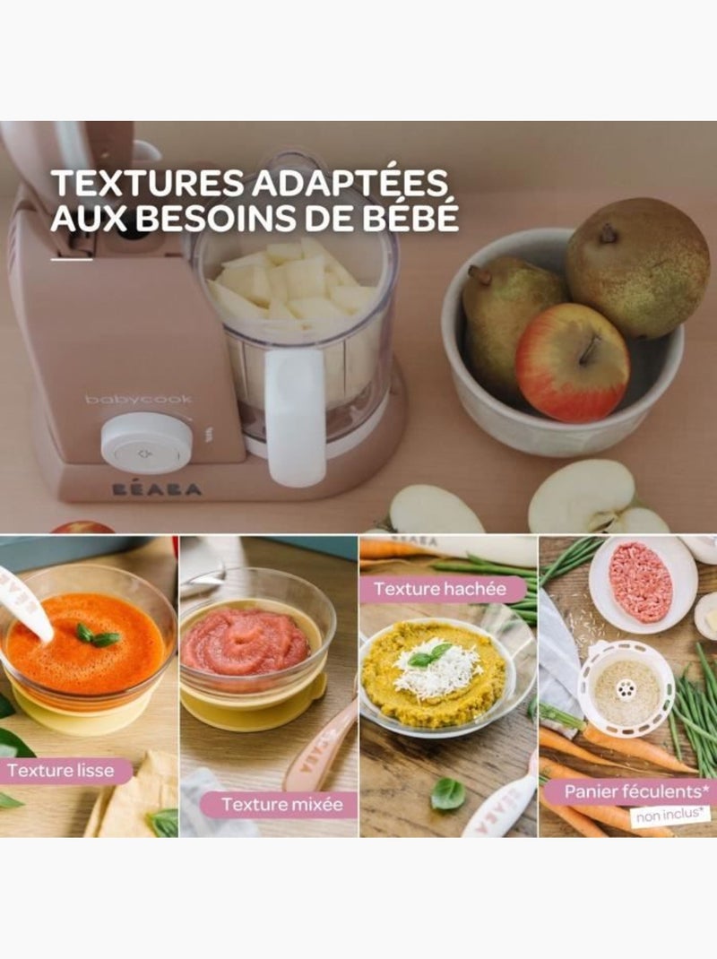 Béaba - babycook solo - robot bébé 4 en 1 mixeur-cuiseur - cuisson vapeur - pralin Marron - Kiabi