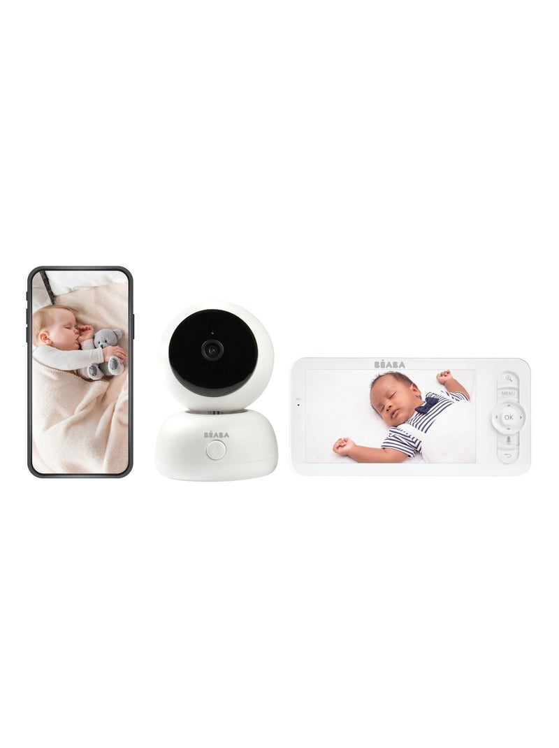 Béaba - Babyphone vidéo Zen Premium Blanc - Kiabi