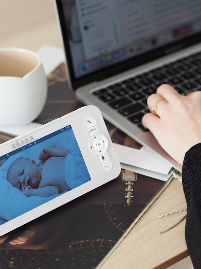 Béaba - Babyphone vidéo Zen Premium Blanc - Kiabi