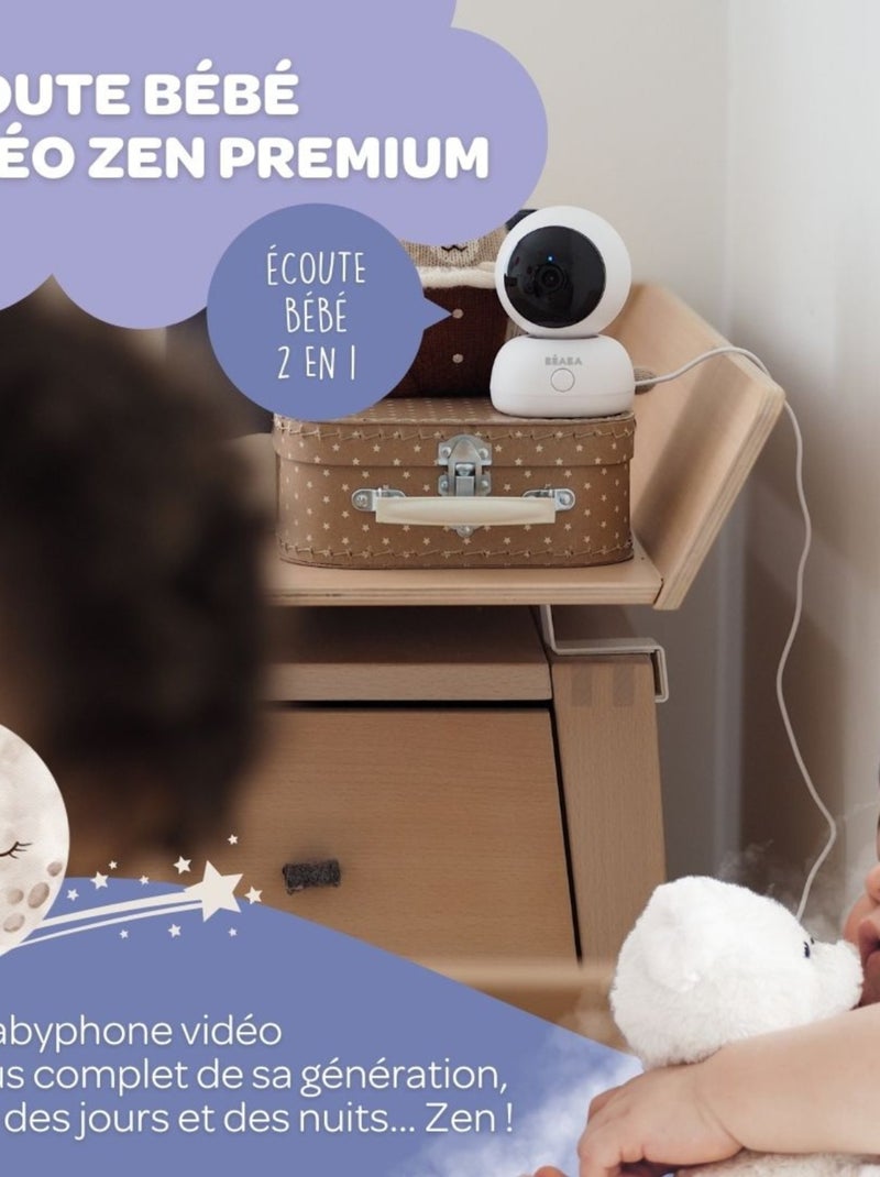 Béaba - Babyphone vidéo Zen Premium Blanc - Kiabi