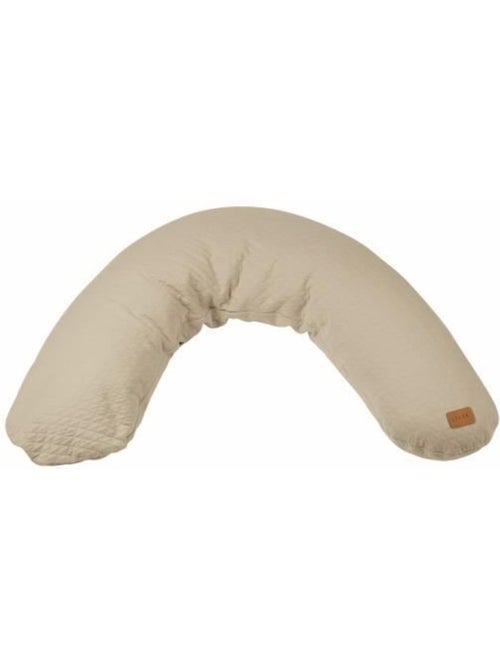 Béaba - big flopsy™ - coussin de grossesse et d'allaitement - fleur de coton® - 180 cm - lin - Kiabi
