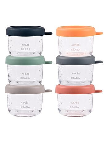 Béaba - coffret 6 portions verre