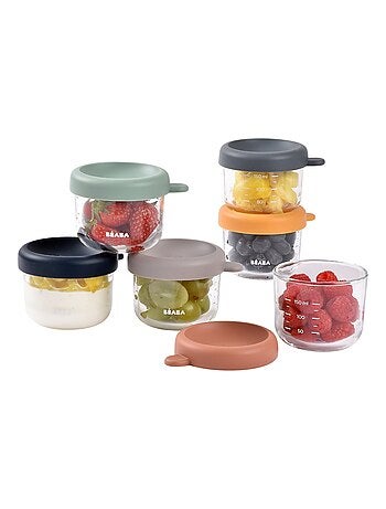 Béaba - coffret 6 portions verre