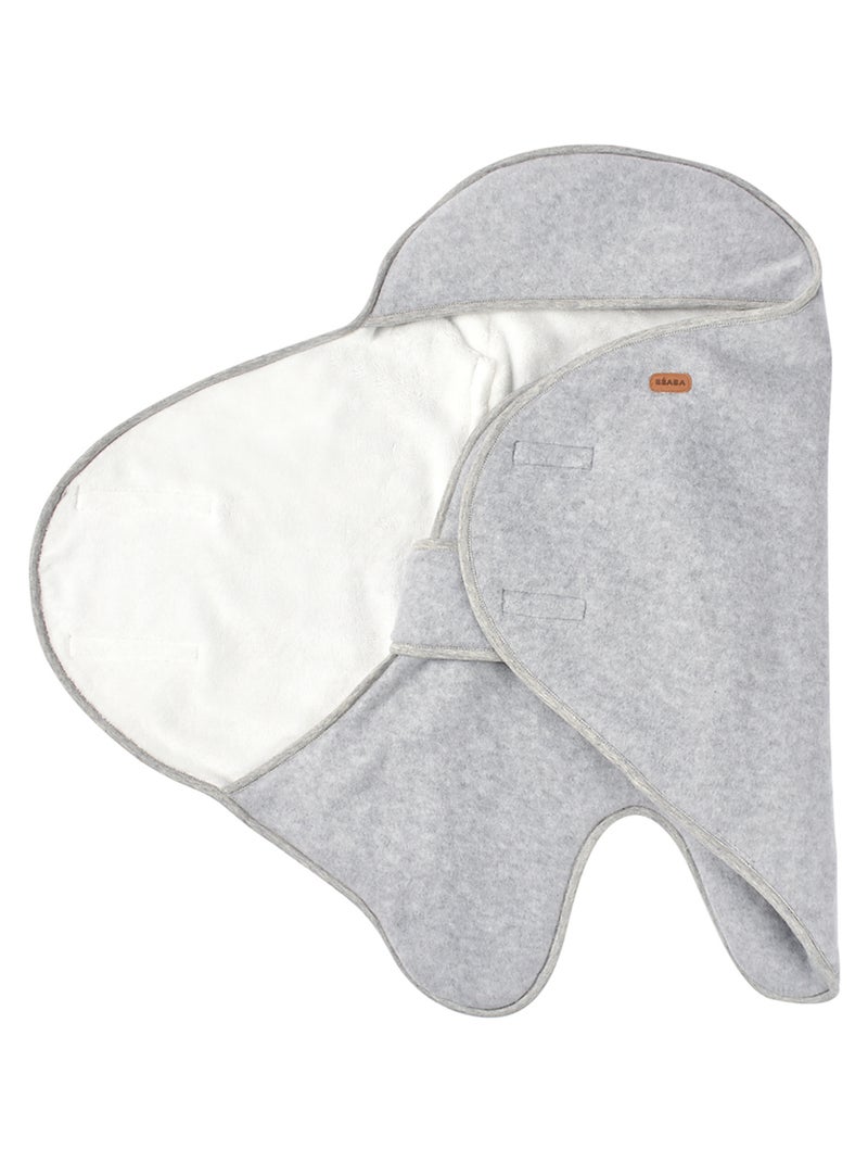 Béaba - Couverture Babynomade double polaire Gris - Kiabi