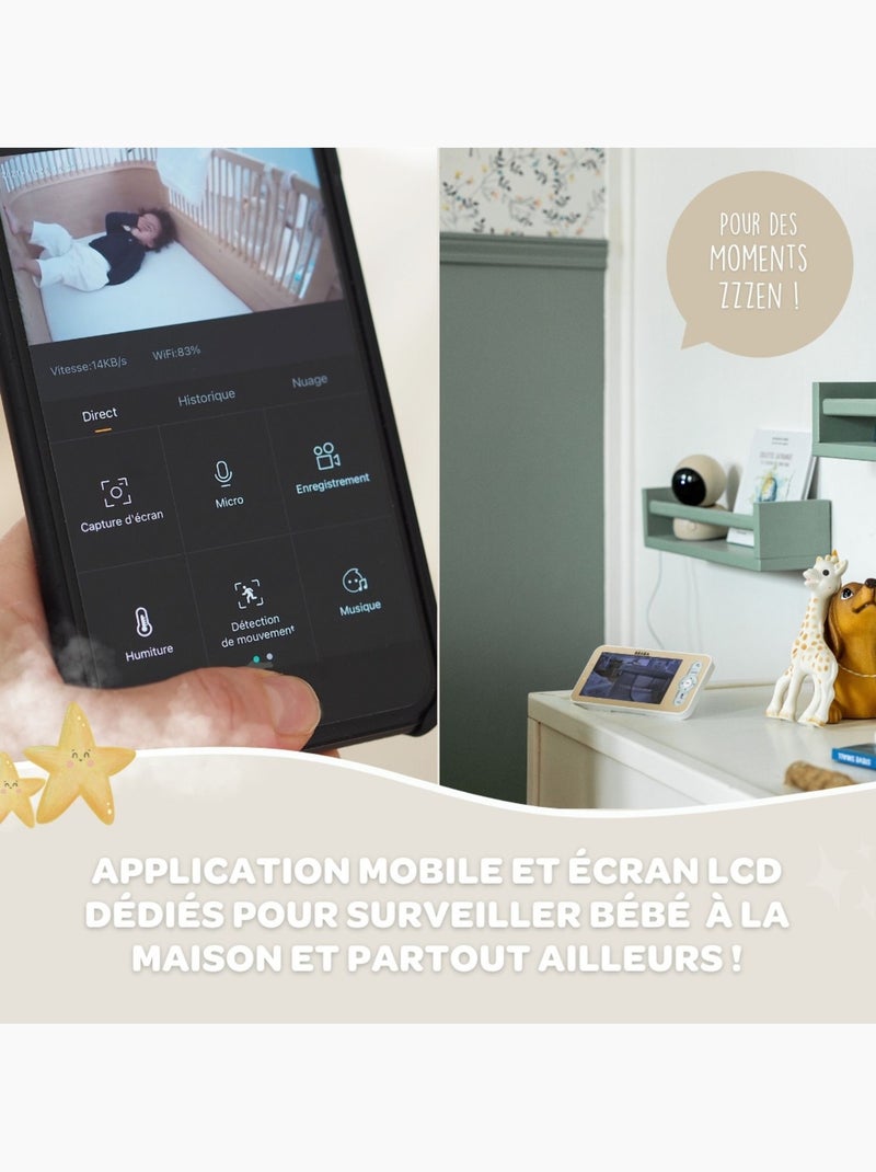 Béaba - Écoute bébé Vidéo Beige - Kiabi