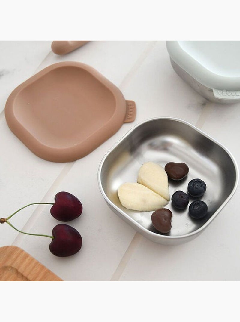 Béaba - Lot de 3 boîtes repas Marron - Kiabi