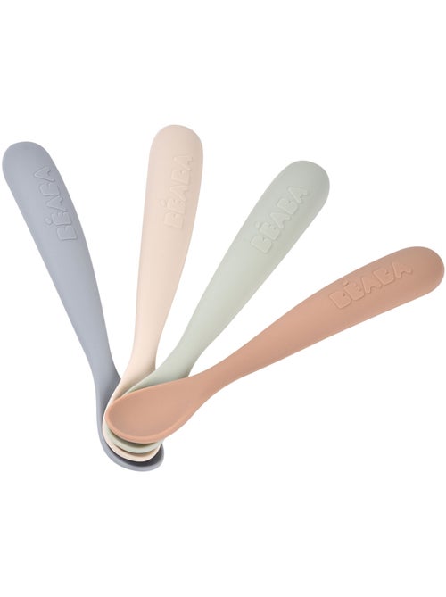 Béaba - Lot de 4 cuillères silicone - Kiabi