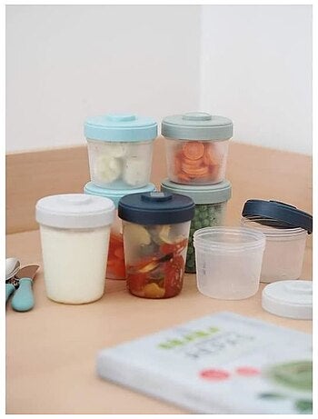 Béaba - pack 1er repas avec pots de conservation et cuillères