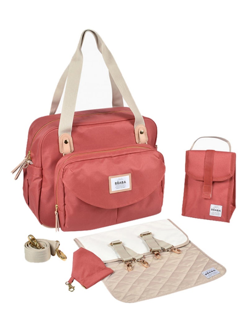 Béaba - Sac Ã  langer Genève II Orange corail - Kiabi