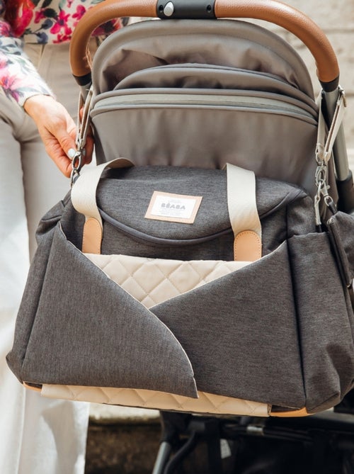 Béaba - Sac à langer Sydney Gris chiné foncé - Kiabi