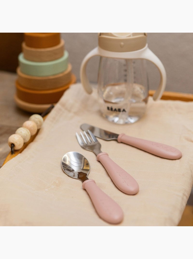 Béaba - Set de 3 couverts Rose - Kiabi