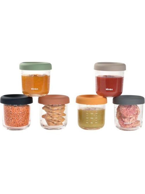 BEABA Coffret 6 portions verre 250ml Sunrise - Kiabi