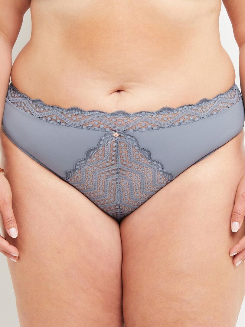 Beatrice culotte dentelle Bleu clair Kiabi 19.90