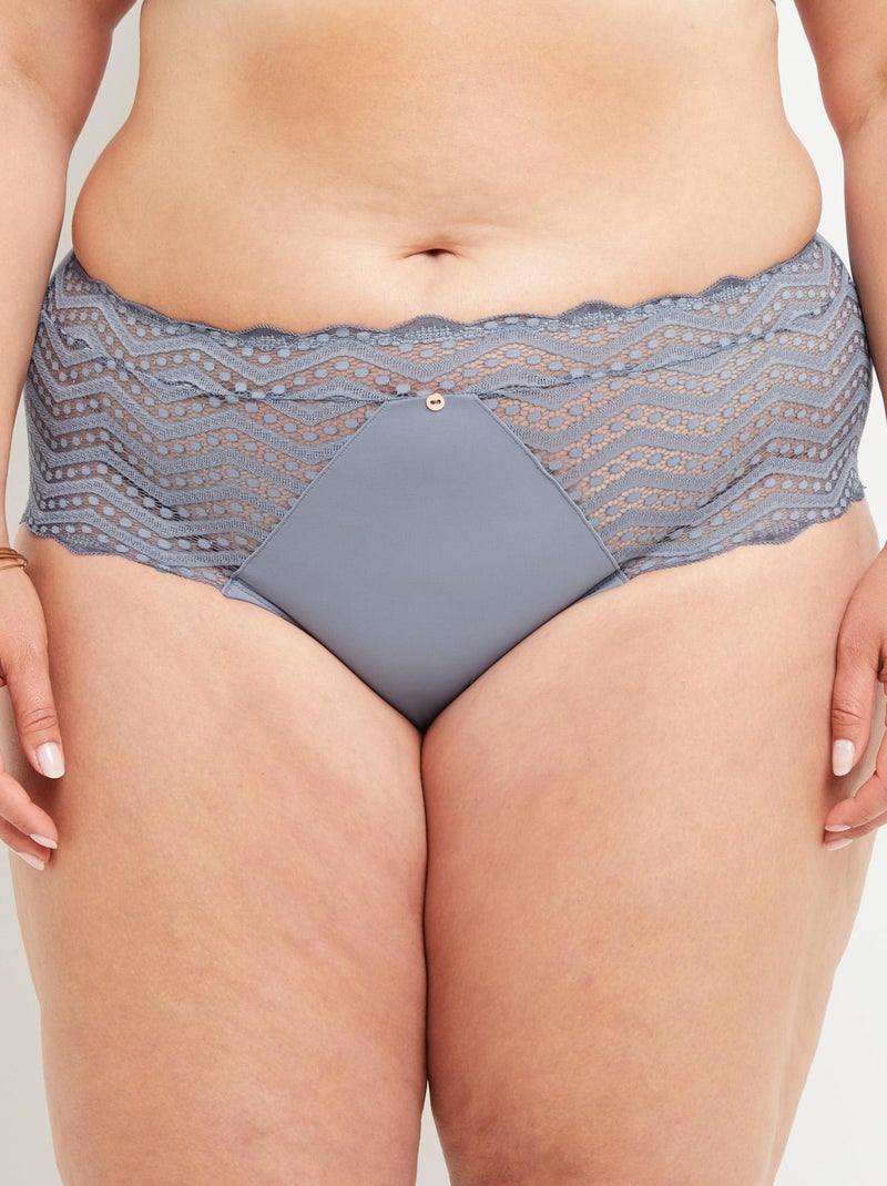 Beatrice shorty dentelle Bleu clair - Kiabi