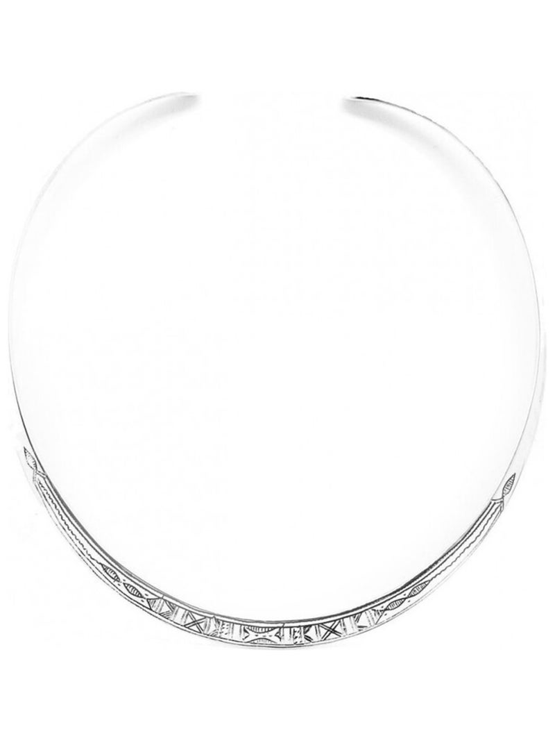 Beau collier ethnique Touareg Gris - Kiabi