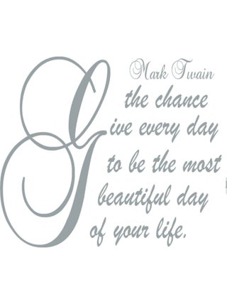 Beautiful, Sticker murale - 100x70 cm
