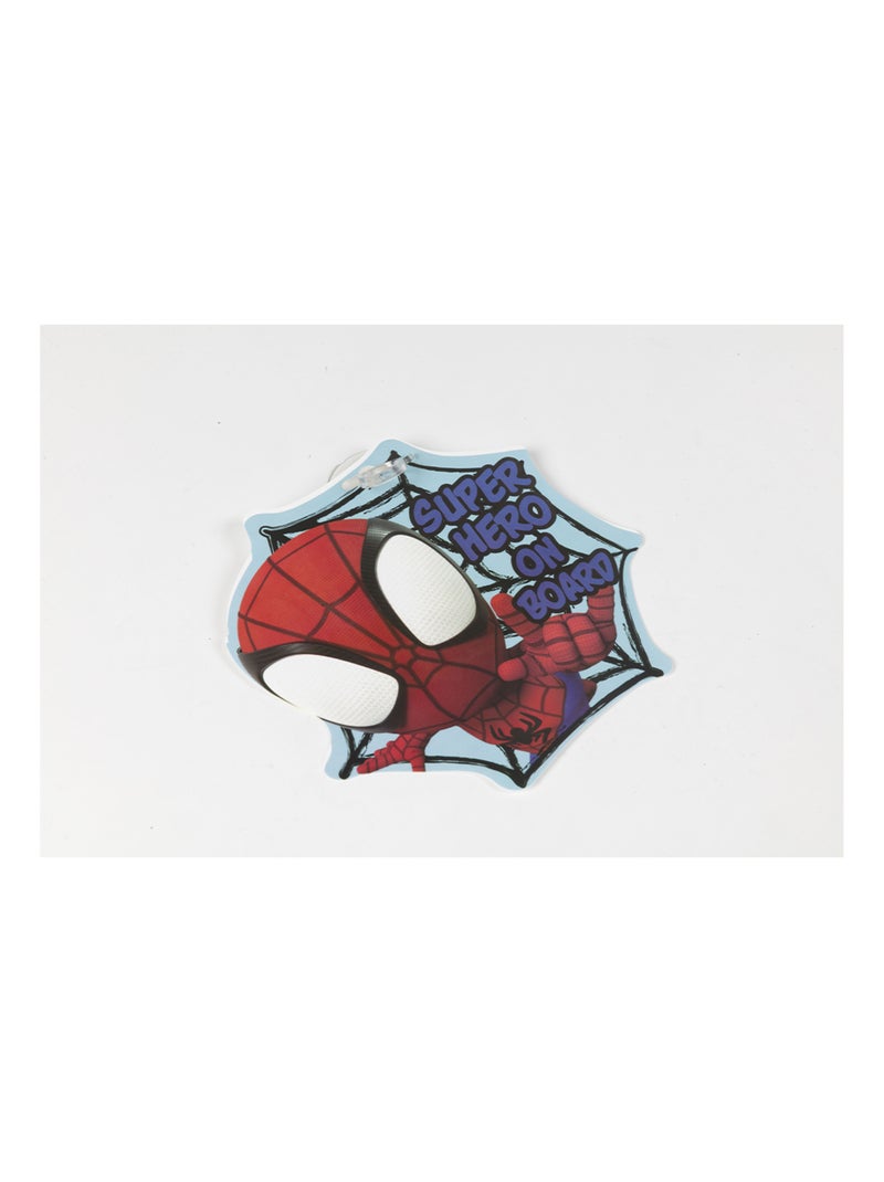 Bébé à bord avec graphisme-Marvel Spidey- forme toile d'araignée et fixation ventouse sécurisée Rouge - Kiabi