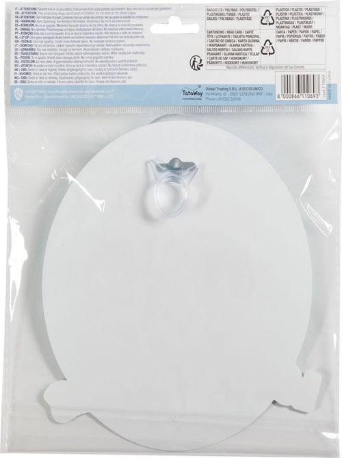 Bébé à bord, panneau de sécurité voiture Looney Tunes Warner Bros avec ventouse, graphismes colorés - Kiabi