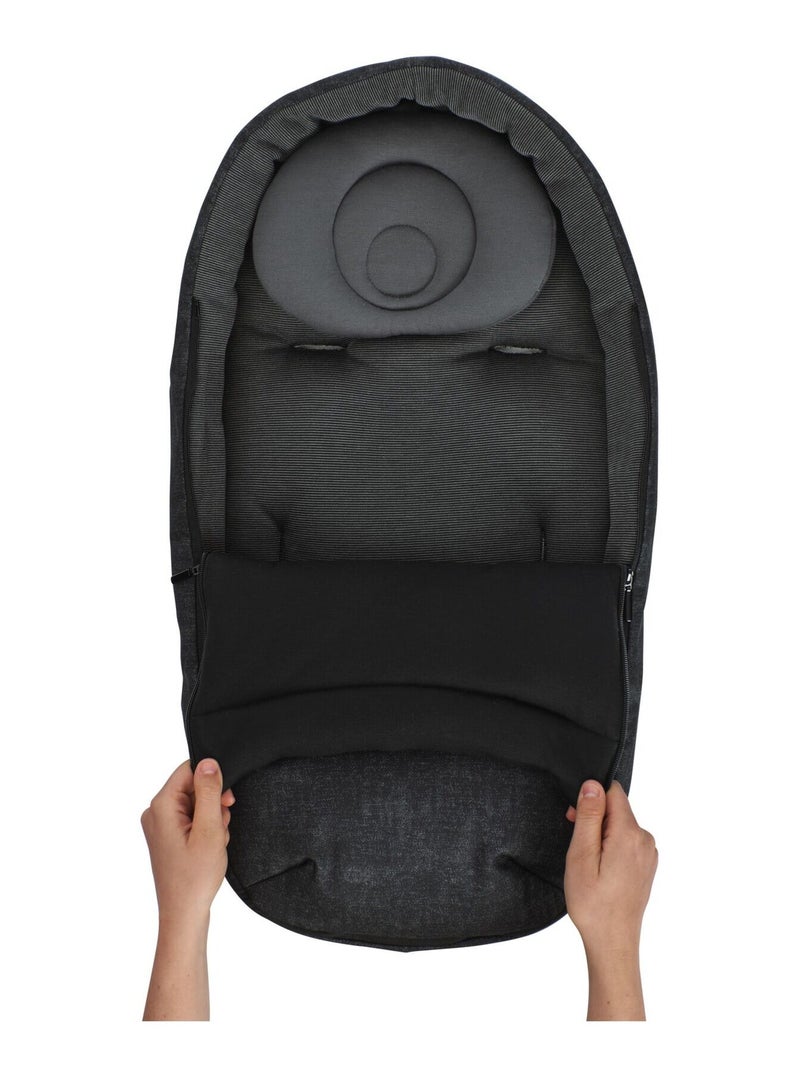 BEBE CONFORT Chancelière pour poussette Baby cocoon Noir - Kiabi