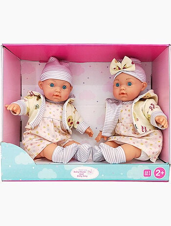Bébé jumeaux 33cm