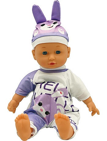 Bébé pyjama 36cm 10 sons